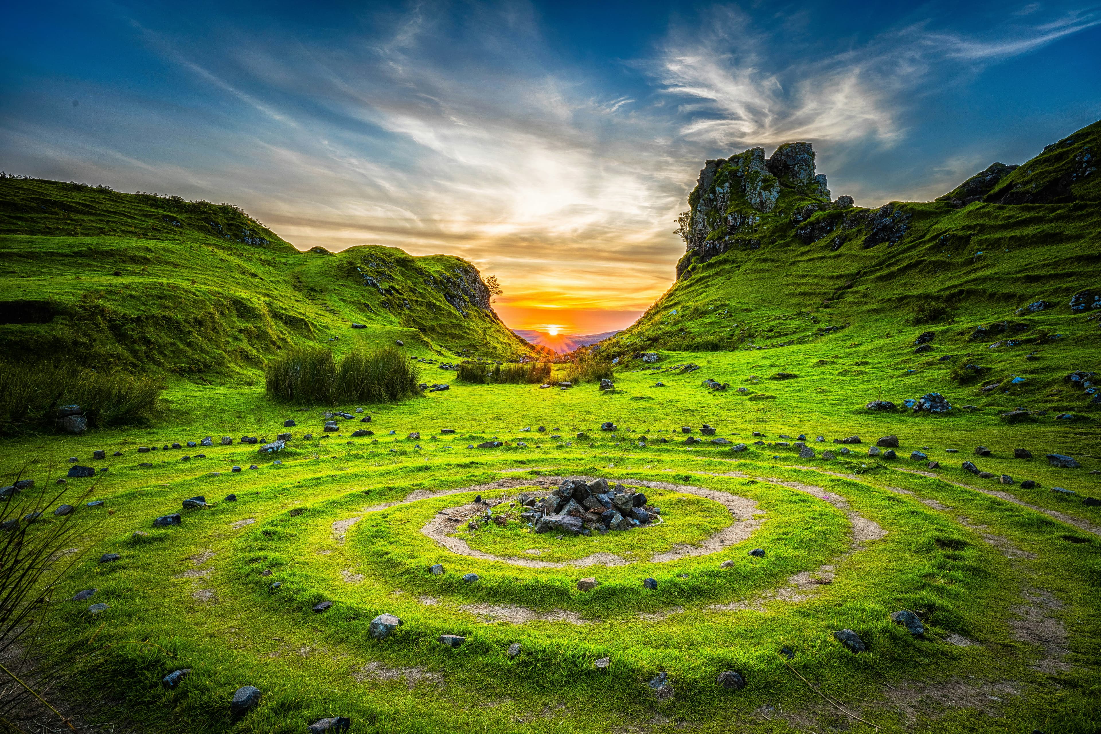 Beautiful landscape representing out-of-home premium facilities